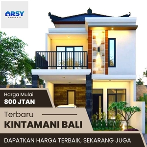 Rumah Super Mewah Gaya Bali- TERBARU 800 JTan Free Biaya Biaya