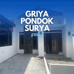 Siap huni rumah di pandok Surya Helvetia. Rumah cantik desain bagus