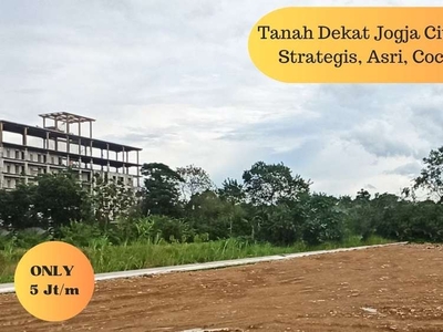 Tanah Dekat Jogja City Mall, Lokasi Strategis, Asri, Cocok Investasi