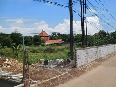 Tanah Kavling Luas Depan aspal Beton Tugu Jaya dekat Grand Depok City