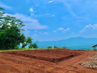 Tanah Kavling Nempel Jalan View Gunung Bisa Bangun via Tol Cibubur