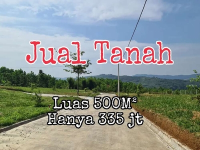 Tanah Kavling Vila 500 M Cuma 335 Jt Dekat Wisata Puncak 2 di Bogor
