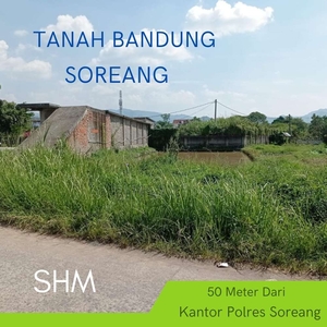 Tanah Kolam Pinggir Jalan Dekat Polres Soreang SHM