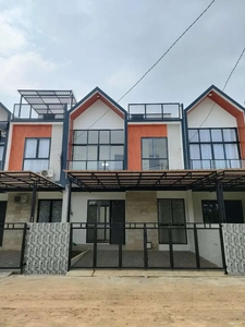 Townhoz Scandinavian plus Rooftop free kanopi pagar cicilan flat DP