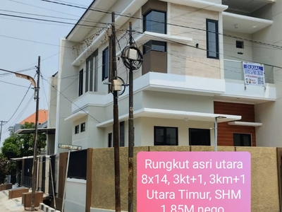 03. Dijual Rumah Baru HOOK 2Lantai Di Rungkut Asri