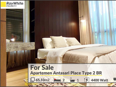 Dijual Apartemen Mewah Antasari Place 2BR Luas 65.1m2 Harga 3.4M