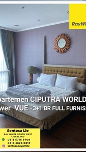 Dijual Apartemen Via Ciputra World Surabaya Tipe 3+1 Bedroom Full