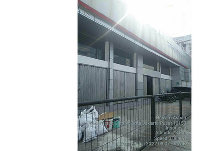 Bangunan Ex Showroom Mazda Jl KH Hasyim Ashari Jakarta Pusat Luas 24,6x18,9m2
