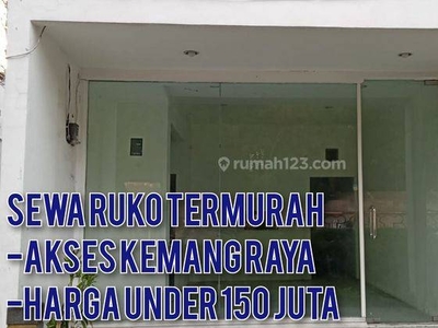 Best deal sewa ruko komersial siap huni termurah Kemang Raya