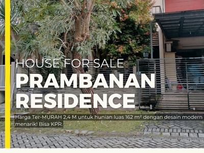 Dijual Dijual Rumah Prambanan Residence, Modern Minimalis, Suraba