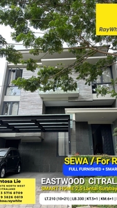 Disewa Disewakan Rumah Raya Eastwood Citraland Surabaya FULL FURN
