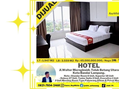 Hotel di Kawasan Perkantoran dan Area Bisnis di Kota Bandar Lampung