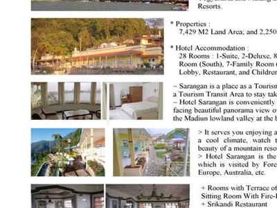 Dijual Hotel Telaga Sarangan di Magetan, Jawa Timur
