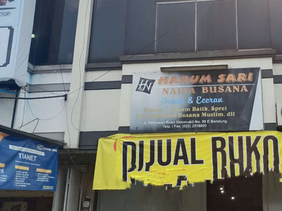 RUKO SANGAT MURAH! Ruko 3 Lantai di Sidomukti, Sayap Cikutra, Bandung