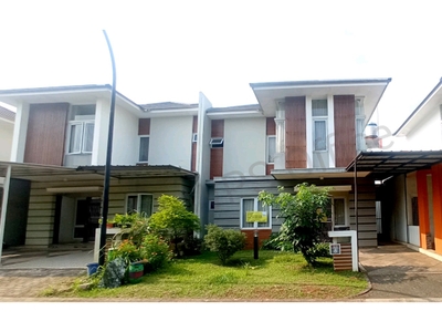 Dijual Rumah 2 lantai depan taman di cluster terbaru kota wisata