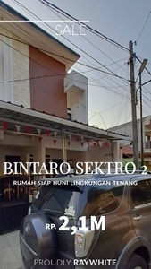 Dijual Rumah Area Bintaro Sektor 2