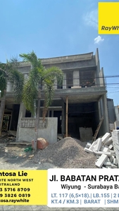 Dijual Rumah Babatan Pratama Wiyung Surabaya New Baru Modern 2 La