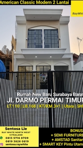 Dijual Rumah Baru Darmo Permai Timur Surabaya New American Classi