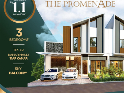 Dijual Rumah Baru dengan Design Modern dan Dinamis @The Promenade
