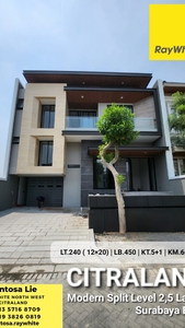 Dijual Rumah Baru Waterfront Citraland Surabaya Barat New Baru sp