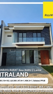 Dijual Rumah Baru Woodland Citraland Surabaya New Look Modern Mew