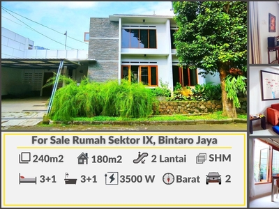 Dijual Rumah Cantiq Minimalis di Bintaro Jaya #CHWW