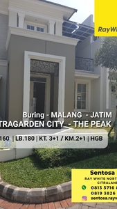 Dijual Rumah Citra Garden City - The Peak - Buring - Malang - Jat