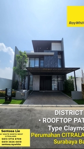 Rumah Citraland District 9 Plus ROOFTOP Patio - Bukit Telaga Golf Surabaya Dekat Patung MERLION, GWalk