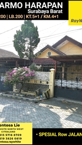 Rumah Darmo Harapan - area Darmo Permai - Surabaya Barat - TerMURAH - LUAS