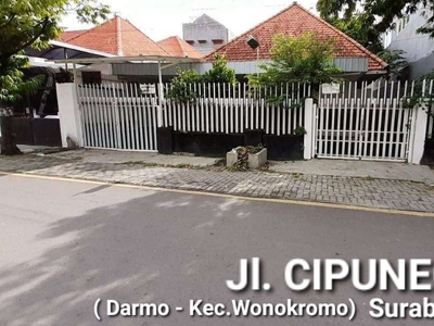 Rumah Jl. Cipunegara - Darmo - Kec.Wonokromo - Surabaya STRATEGIS dekat Ciputra World Mall, Sutos , Jl.Indragiri