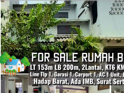 Dijual Rumah Lama Hitung Tanah Luas Tanah153m hanya 1,3M nego, Bi