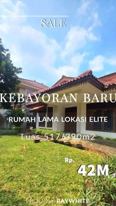 Dijual Rumah 2 Lantai Dekat MRT Blok M Kebayoran Baru Jakarta Sel