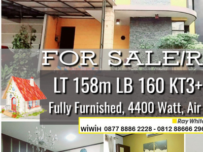 Disewa Rumah Minimalis 2Lt luas 158m harga 70Jt/thn nego di Binta