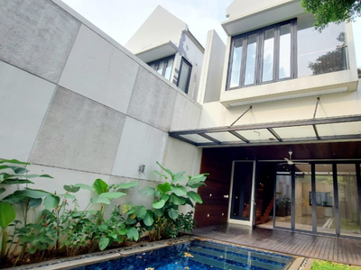 Dijual Rumah Modern Tropis Dengan Private Pool di Cilandak
