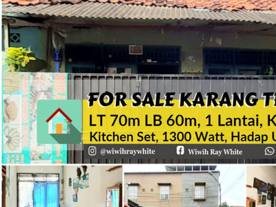 Dijual Rumah Murah di Karang Tengah, Ciledug Luas 70m harga hanya