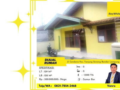 Rumah Murah di Tanah 129 m2 di Tanjung Senang