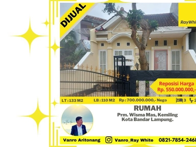 Dijual Rumah Siap Huni dalam Perumahan Wisma Mas Bukit Kemiling P