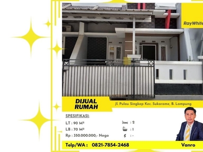 Rumah Siap Huni di Pulau Singkep Dekat kampus UIN Bandar Lampung
