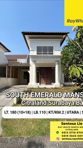 Dijual Rumah South Emerald Mansion Citraland Surabaya - MURAH Rp.