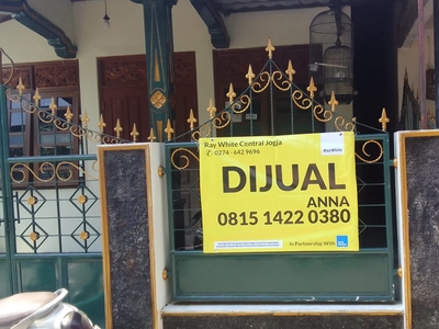 Dijual Rumah Tinggal 2 Kamar Dekat Tugu Yogyakarta