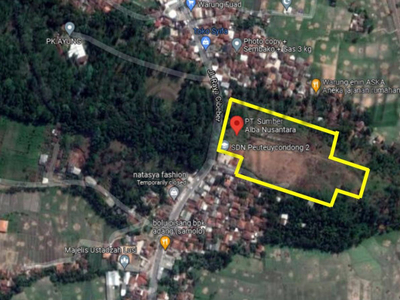 Tanah 2,5 Hektar Cianjur SHGB Cocok Untuk Industri Gudang Perumahan