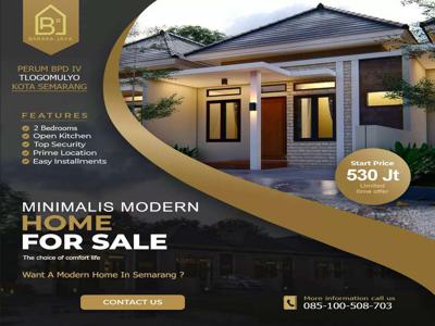 Rumah Minimalis Modern Lingkungan Exclusive di Kota Semarang