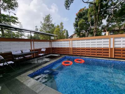 Sewa Villa Kota Bunga type yokohama 3 kamar dengan kolam renang