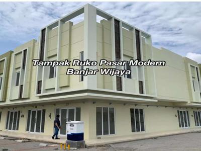 Dijual ruko pasar modern banjar wijaya