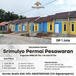 Dijual Rumah Lokasi Strategis Type 36/75 Harga Murah - Bandar Lampung