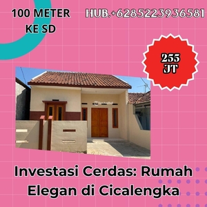 Dijual Rumah Murah Type 45/60 2KT 1KM Bebas Banjir di Cicalengka - Bandung