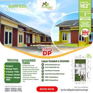 Dijual Rumah Perumahan Paling Nyaman dan Asri Lt72 m2 Lb36 m2 Siap Huni, Kredit - Bandar Lampung