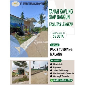 Dijual Tanah Kavling Murah Siap Bangun dan Rumah Ready Stock di Pakis Tumpang - Malang