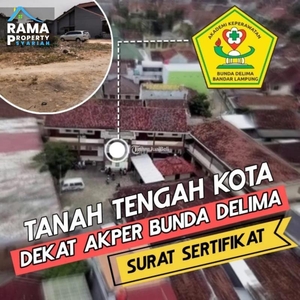 Dijual Tanah Lokasi Strategis Siap Bangun Harga Terjangkau - Bandar Lampung