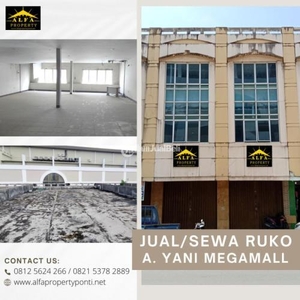 Disewakan Ruko 3.5 Lantai 3KM A Yani Mega Mall - Kota Pontianak